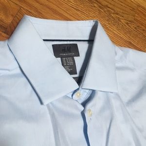 H&M premium cotton dress shirt NWT men’s M